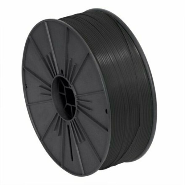 Bsc Preferred 5/32'' x 7000' Black Plastic Twist Tie Spool S-568BL